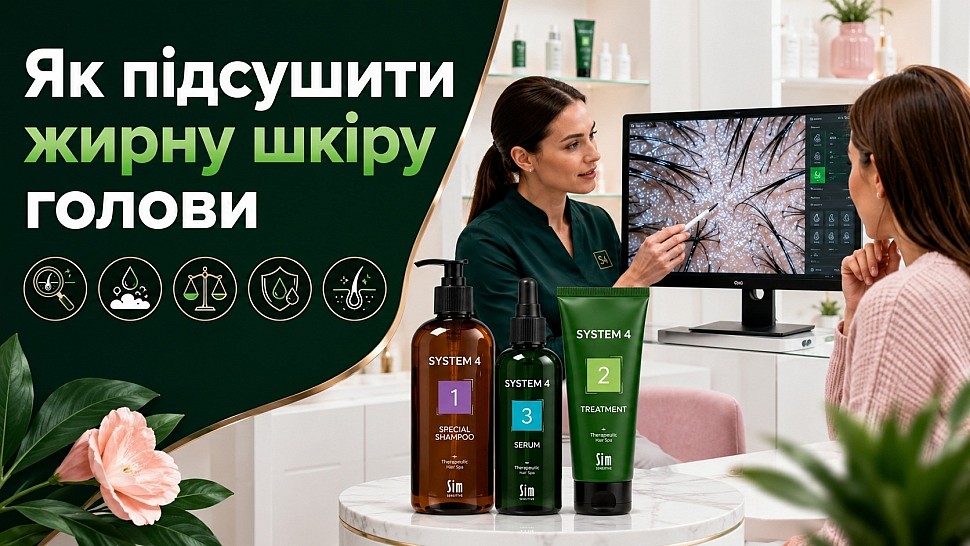 Як підсушити жирну шкіру голови