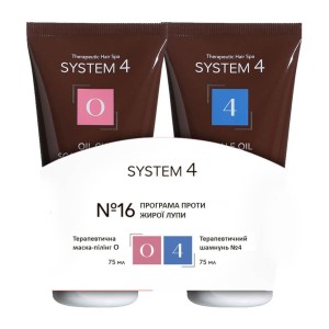 System 4 №16 Mini Oily Dandruff Control - Контроль жирной перхоти для глубокой очистки и борьбы с жирной перхотью